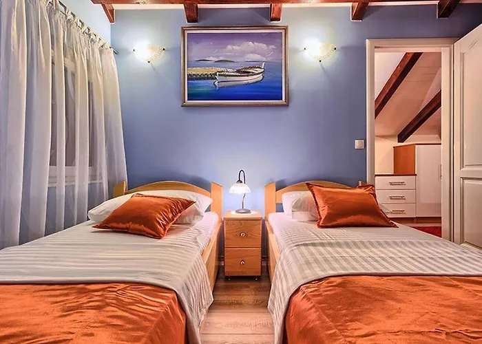Beachfront House Dalmatino Trogir With Pool On Ciovo Villa