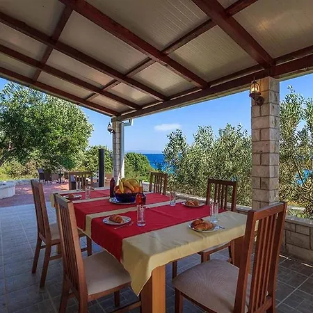 Villa Beachfront House Dalmatino With Pool On Ciovo Trogir